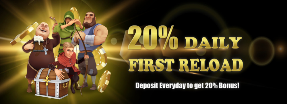 Daily Bonus 20%(Slot)